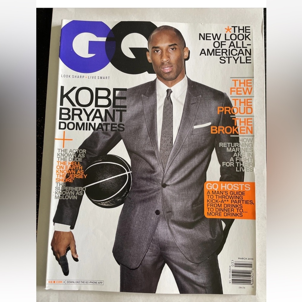 Kobe Bryant GQ Magazine March 2010